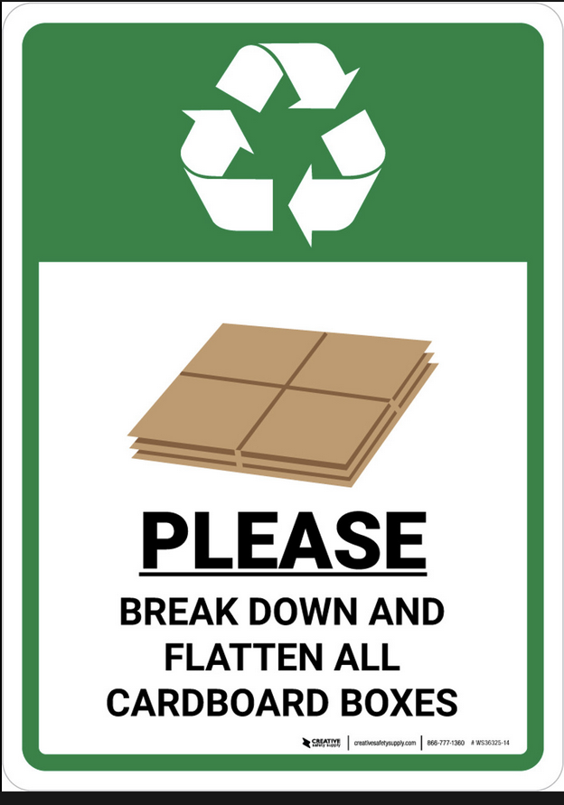 Globally, the recycle sign says it all. Keep it moving. Dont just trash things.