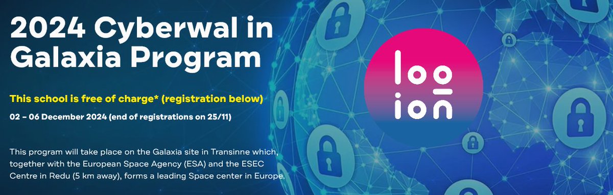 Logion - The Protection-Of-Law (@logion_network) on Twitter photo 🚀 Logion at Cyberwall in Galaxia! 🛡️
Excited to join Cyberwall in Galaxia with @GDethier & <a href="/be_dasc/">David Schmitz</a> .
This event takes place at the Galaxia site in Transinne, a strategic location near the European Space Agency (ESA) and the ESEC Centre in Redu, forming one of Europe’s 🚀 Logion at Cyberwall in Galaxia! 🛡️
Excited to join Cyberwall in Galaxia with @GDethier & <a href="/be_dasc/">David Schmitz</a> .
This event takes place at the Galaxia site in Transinne, a strategic location near the European Space Agency (ESA) and the ESEC Centre in Redu, forming one of Europe’s