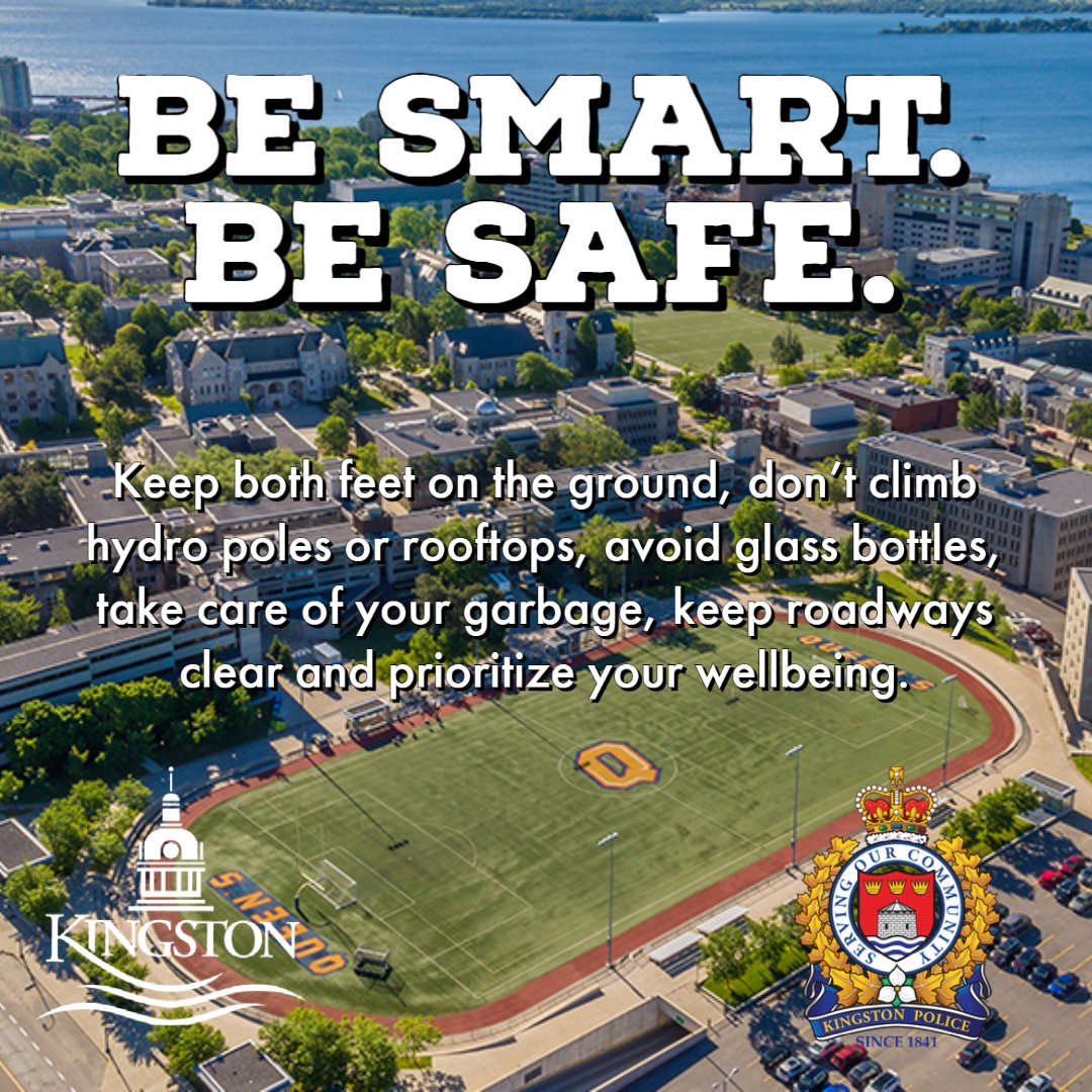 The University District Safety Initiative is in effect from Thursday, October 17 at 12:00 a.m. to Sunday, November 3 at 11:59 p.m. Kingston Police and Bylaw Enforcement will be enforcing the initiative city-wide during these times.
