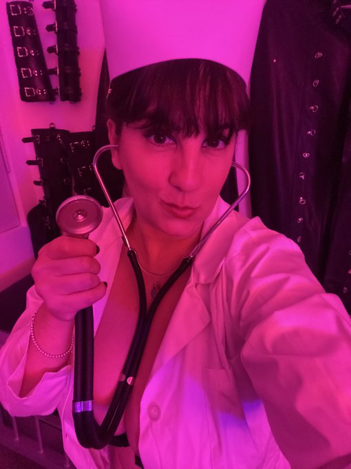 Naughty nurse Xena Waiting for Her next patient to arrive.  Ready for your check-up? Book your session<a href="/tag/naughtynurse"class="tags"><span>#naughtynurse</span></a><a href="/tag/mistressxena"class="tags"><span>#mistressxena</span></a><a href="/tag/nycdominatrix"class="tags"><span>#nycdominatrix</span></a><a href="/tag/f"class="tags"><span>#f</span></a>