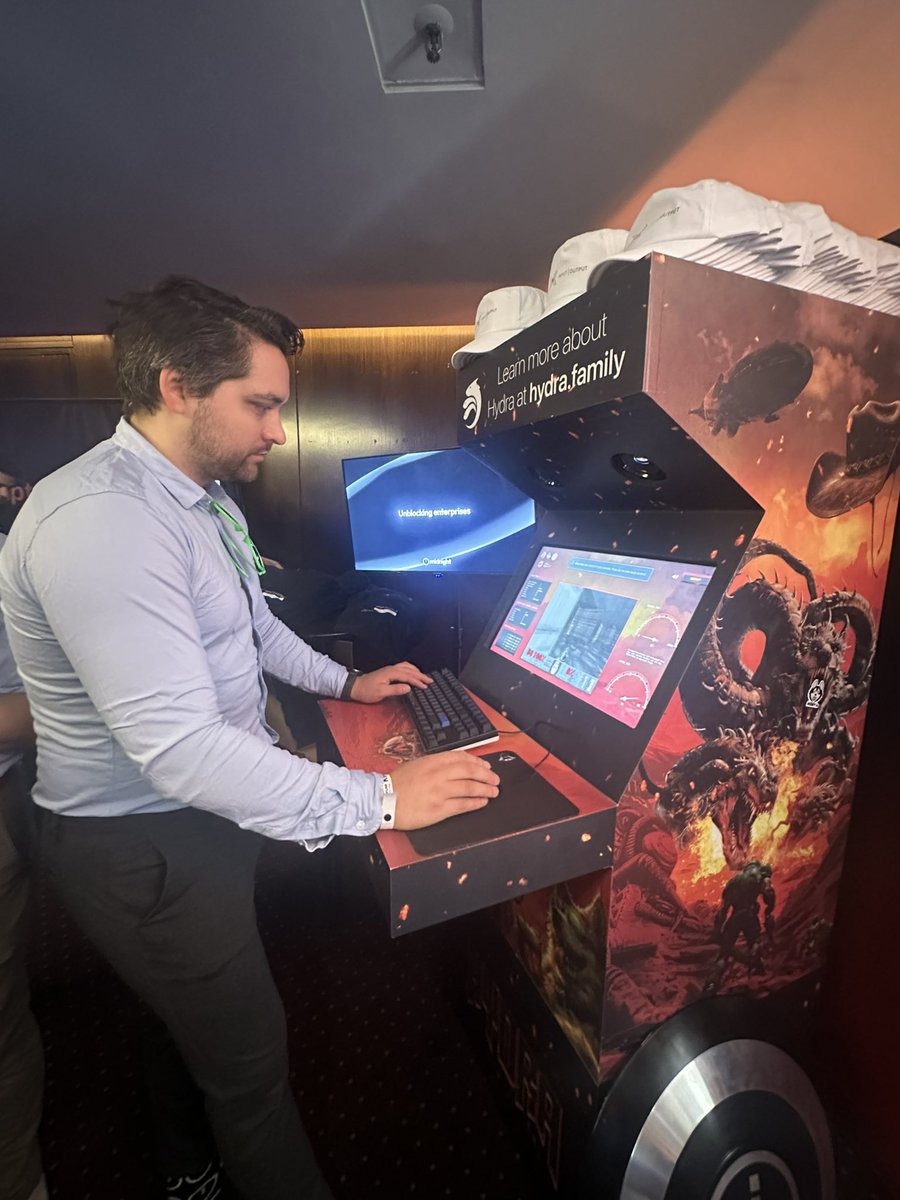 it was pretty cool playing #Hydra Doom with Trym.  #Cardanoproject