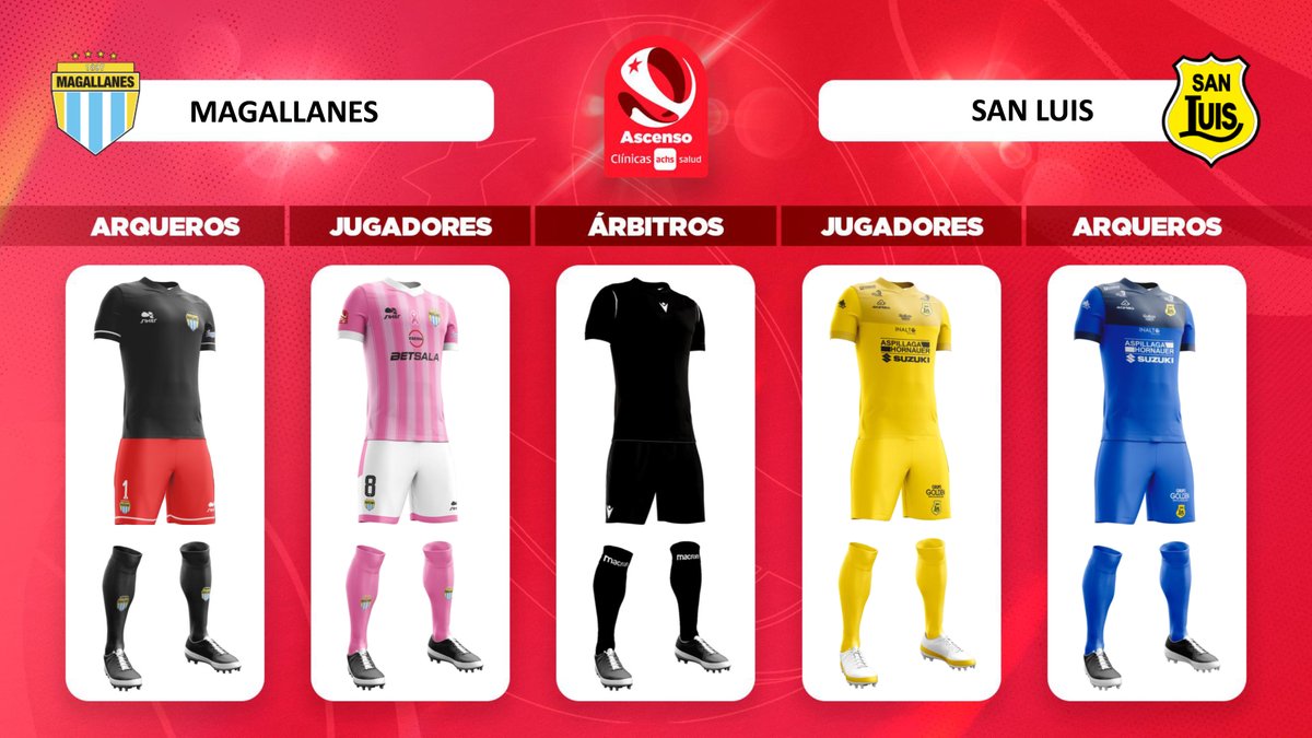CampeonatoCL's tweet image. 👕🩳🧦Este es el #DressCode de la #Fecha30 del #AscensoClínicasAchsSalud🏆

Parte 1️⃣

📌 @DepRecoletaSADP   🆚 @Rangersdetalca_ 

📌 @ClubMagallanes   🆚  @sanluis_qta 

📌 @AC_Barnechea  🆚  @CDLimache 

📌 @CDLS_OFICIAL  🆚 @Temucooficial