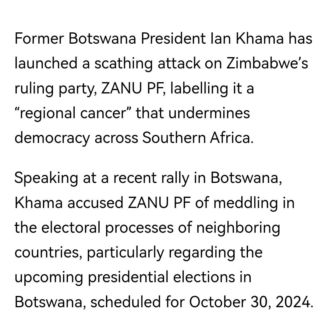 Nothing pleases us more than seeing lackeys and lapdogs of imperialism in sixes and sevens as they see their neo colonialist agenda blown to smithereens by the resurgent winds of pan Africanism sweeping across mother Africa. 

To blame ZANUPF for your lack of ideological