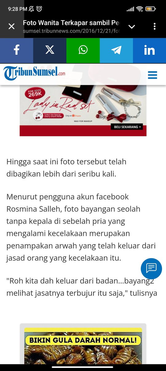 MUHAMAD EDWARD KELUAR GA LO. PAKE FOTO GUA TAPI ISI ARTIKELNYA BEDA..
MANA GUA JATOHNYA DI FITNAH LAGI, JAHAT LO EDWARD