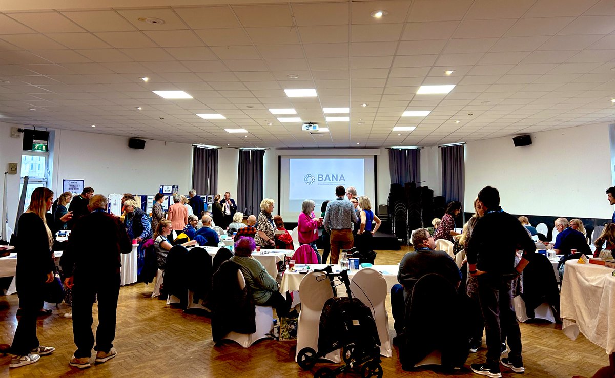 SimonWNeuro's tweet photo. What a truly incredible experience at the @BANAUK conference in Cambridge today. Patients, surgeons, and all manner of experts coming together with one goal - improving the lives of vestibular schwannoma patients. https://t.co/xr7xSHg6ML