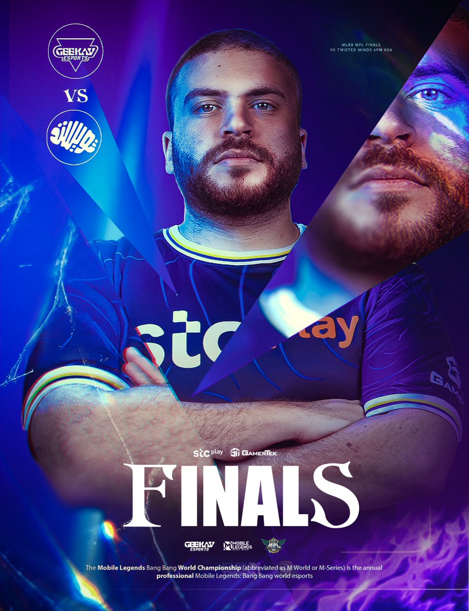 geekay_esports's tweet photo. MPL MENA SEASON 6 🏆
موعدنا الآن مع النهائي الكبير وحان وقت حسم اللقب ✊
⚔️ @TwisMinds 🕐 06:00 PM🇸🇦

#GK_FTW #MLBB #mplmenas6 #m6championship #حلق_وراء_الحدود https://t.co/koMJM6hlGp