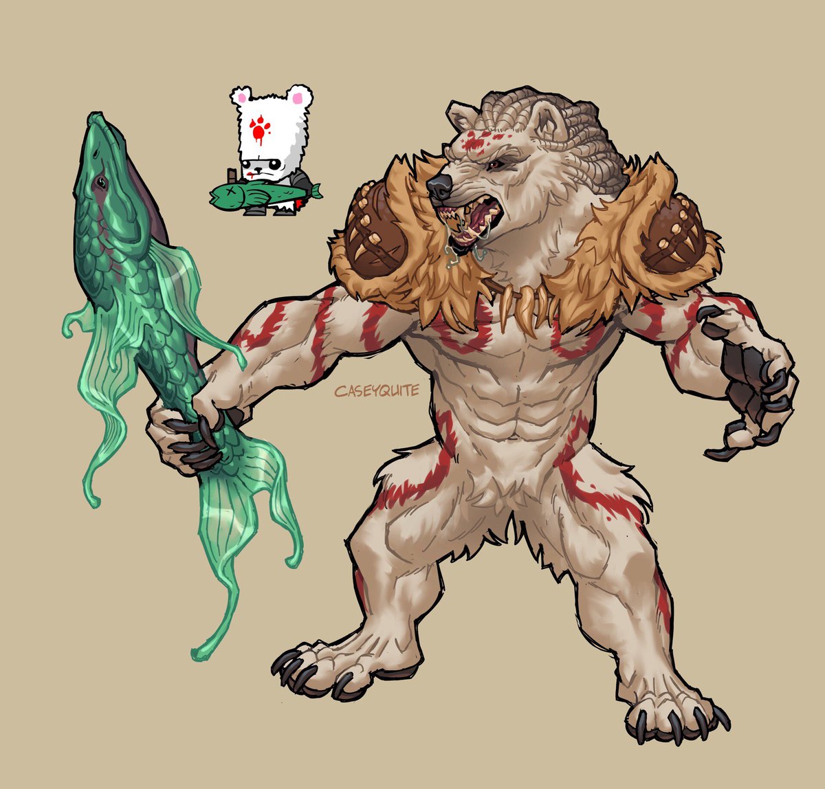 CaseyQuite's tweet photo. One of the Bears from #castlecrashers @DanPaladin 

https://t.co/WtRa3uAq0t https://t.co/Sr9ORLmRF9