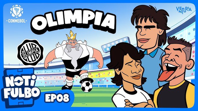 Ya al aire el nuevo capítulo de NOTIFULBO, la serie animada para niños sobre la historia de los campeones de la Copa Libertadores.

El protagonista de hoy: el glorioso Decano. OLIMPIA.

youtu.be/PJztyiCFeH0?fe…