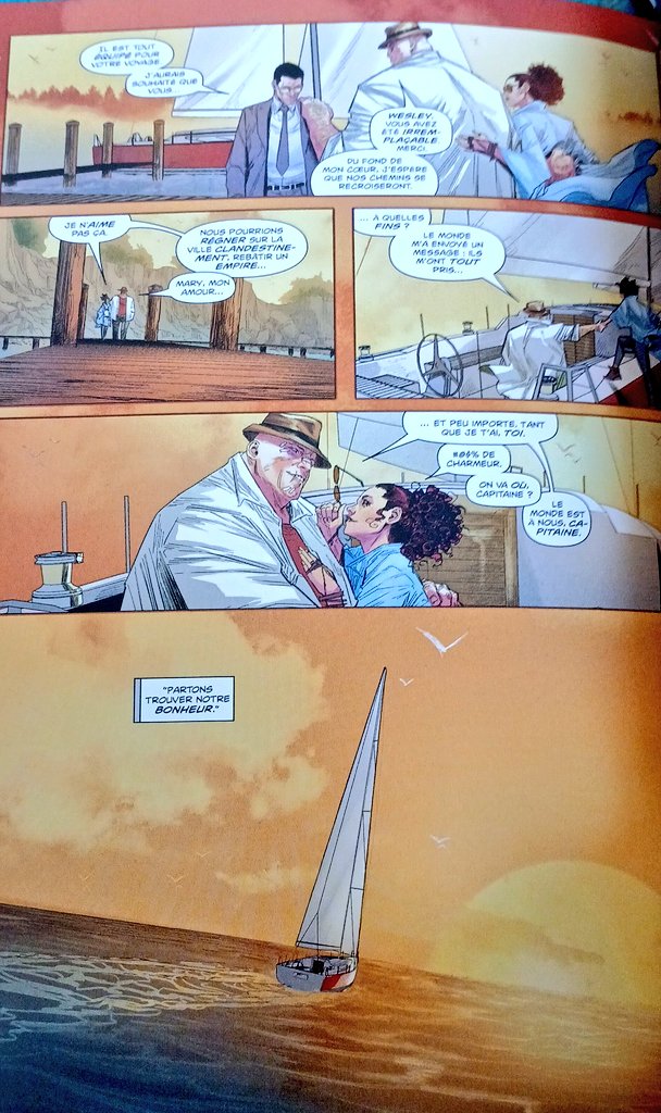 Fatoch51's tweet image. C'est tellement étrange et épique à la fois j'ai relu et terminé #DevilsReign et aussi étrange que ça paraît je suis heureux pour #WilsonFisk il a trouvé l'amour et au fond c'est ce qu'ont souhaite tous dans la vie même si vous êtes un #BadGuy 😀 @zdarsky @MChecC @paninicomicsfra