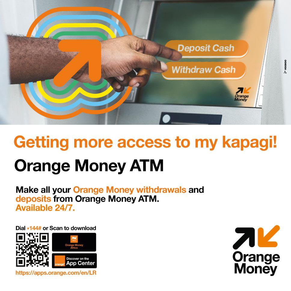 YAOJEANMARIUS's tweet photo. “Historic moment! #OrangeMoneyLiberia is the first fintech to launch 24/7 ATM cash in &amp; out service. 🎉💳 Easier, faster access to funds for all. Huge thanks to CBL, FIA, guests &amp; partners for making this possible! #orangeishere #ATM #FinancialInclusion”
https://t.co/phUOQwme4L https://t.co/aX0Xdim99R