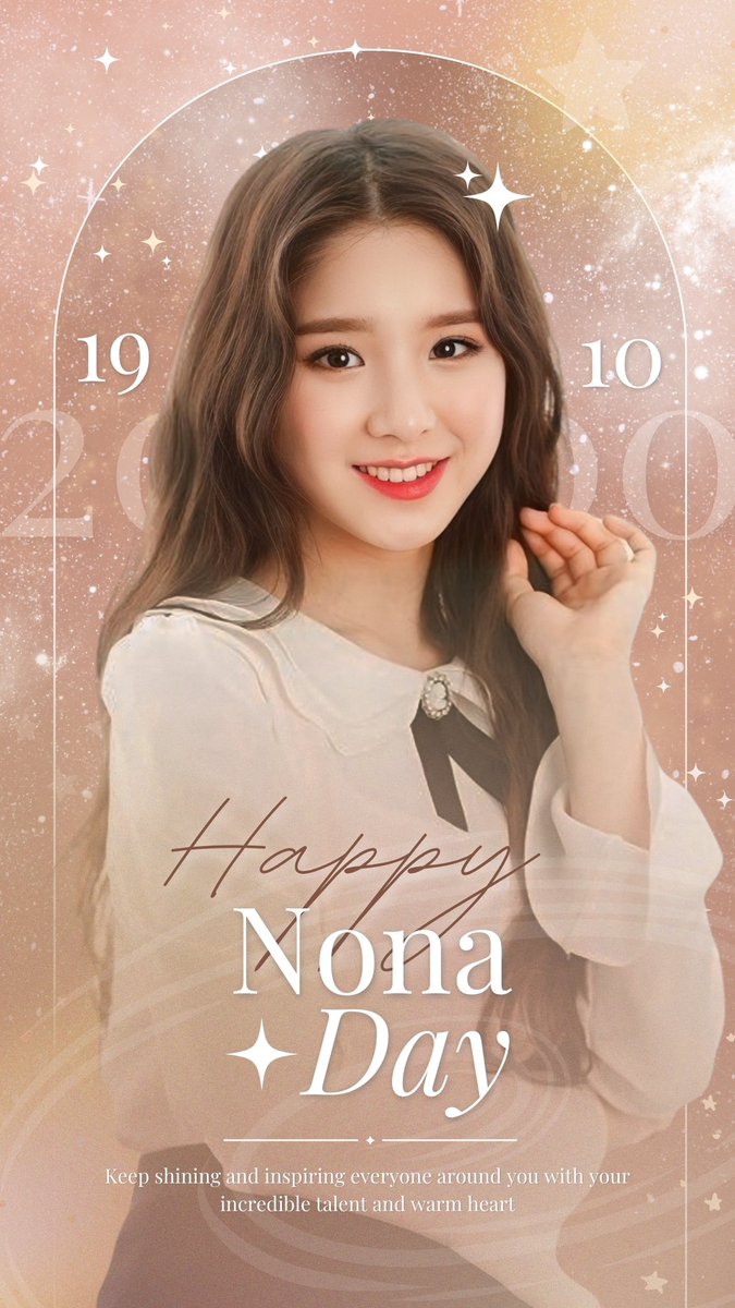 ㅤ

✧ 𝑳𝑼𝑴𝑰𝑵𝑨𝑹𝒀 𝑩𝑰𝑹𝑻𝑯𝑫𝑨𝒀 ✧

Just like the stars in the sky, you shine so bright and guide us with your light. Wishing you a day as dazzling as you are and a year filled with everything you’ve ever dreamed of. Happy birthday to our sweet bunny, Nona! 

ㅤ