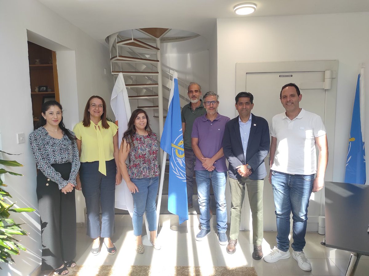CyEPHA_'s tweet photo. We would like to thank @DrIrshadAShaikh,  Head of @WHO Office in #Cyprus for a very productive meeting with the Cyprus Epidemiology and Public Health Association Governing  Board this Friday, 18/10/2024. #publichealth
#supportwhowork #HealthForAll https://t.co/S0bGMk5NLi