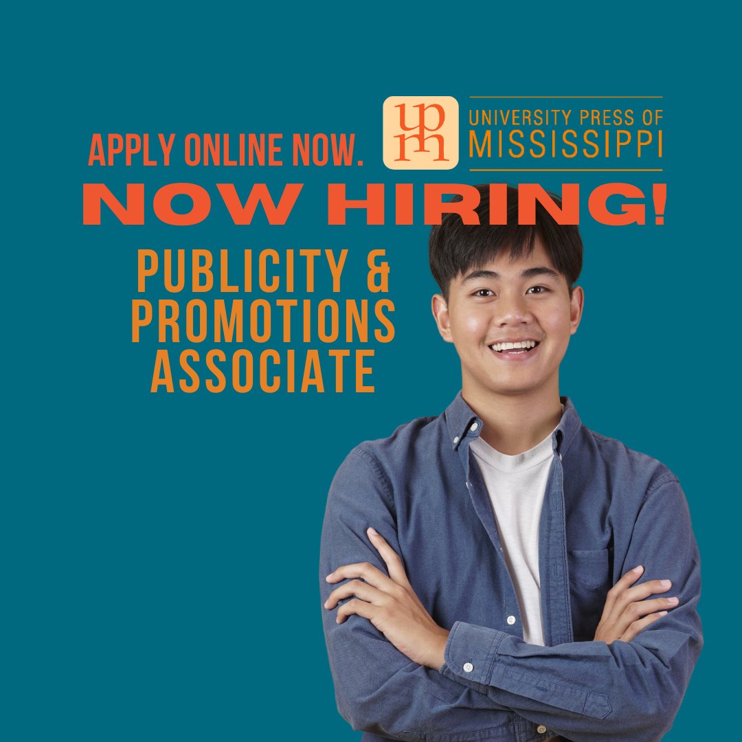 upmiss's tweet image. 🚨 We&apos;re hiring! 🚨 The University Press of Mississippi is looking for a creative, organized, and passionate Publicity &amp;amp; Promotions Associate to join our team. If you love books and have a knack for building buzz, this could be the perfect fit for you!

upress.state.ms.us/Careers/Public…