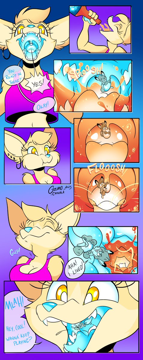 This is my favorite gulp that I've drawn

Bell belongs to <a href="/EyeofCalamity/">Dindell Bricklemen</a>