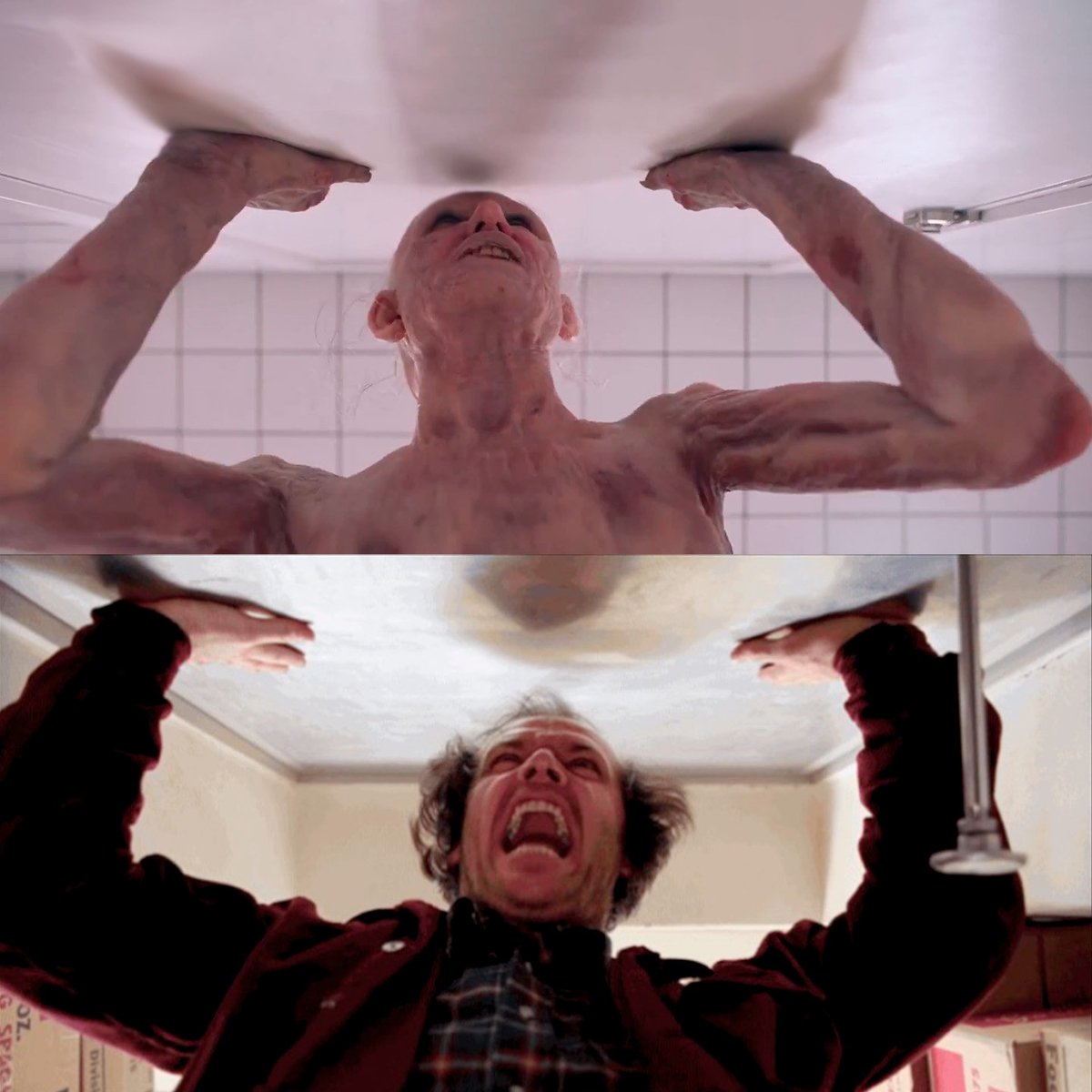 jornalnota's tweet photo. 6 - O iluminado, Stanley Kubrick (1980)

Pequenos detalhes nas cores e no posicionamento de câmera não são apenas referências, mas ativam nosso imaginário estético que recuperam emoções sentidas. 

Assim, uma obra começa a falar dentro de outra. https://t.co/Sp1cyUyqJW