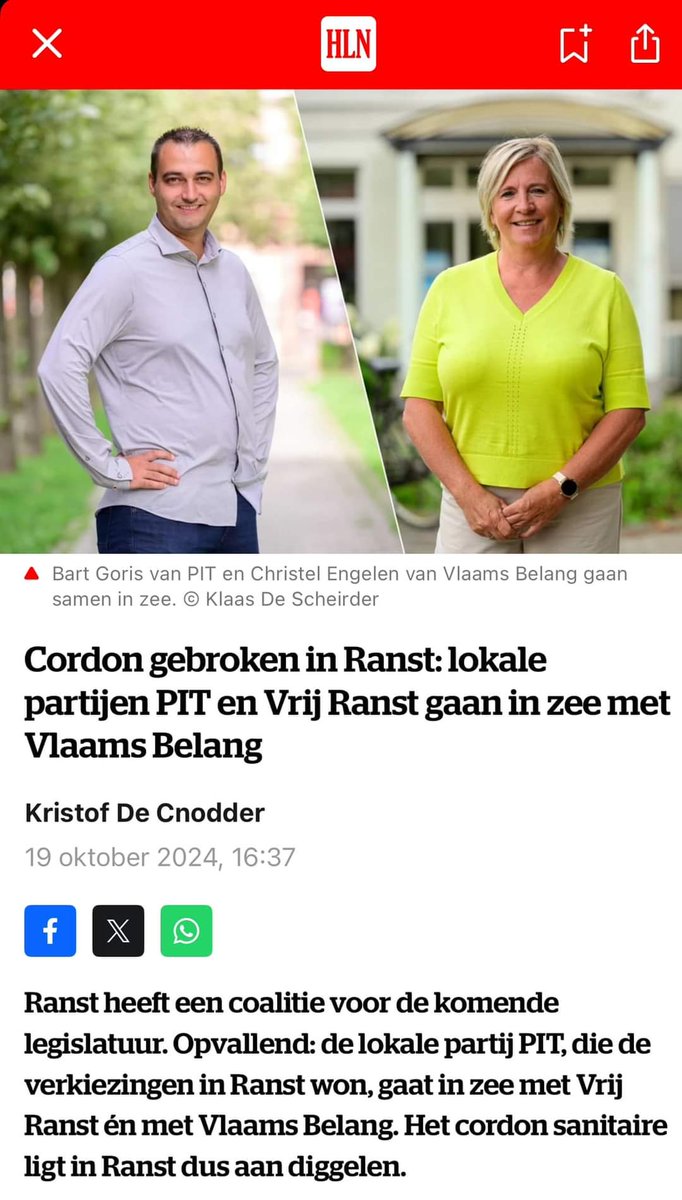 HuybrechtsBritt's tweet image. Het cordon is nu definitief verleden tijd. Hopelijk gebruiken nog gemeentes hun gezond verstand. #cordon @vlbelang