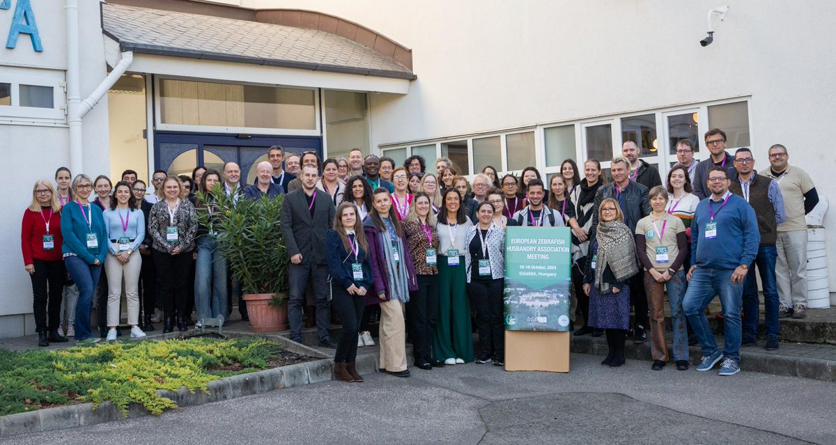 The ZHA would like to thank the MATE organisers for enabling such an amazing #EZHAM2024. There were 38 scientific and expert presentations, &gt;3 workshops, 23 posters, 4 facility tours, 150 participants from 30 countries and the support of 13 professional companies. #zebrafish