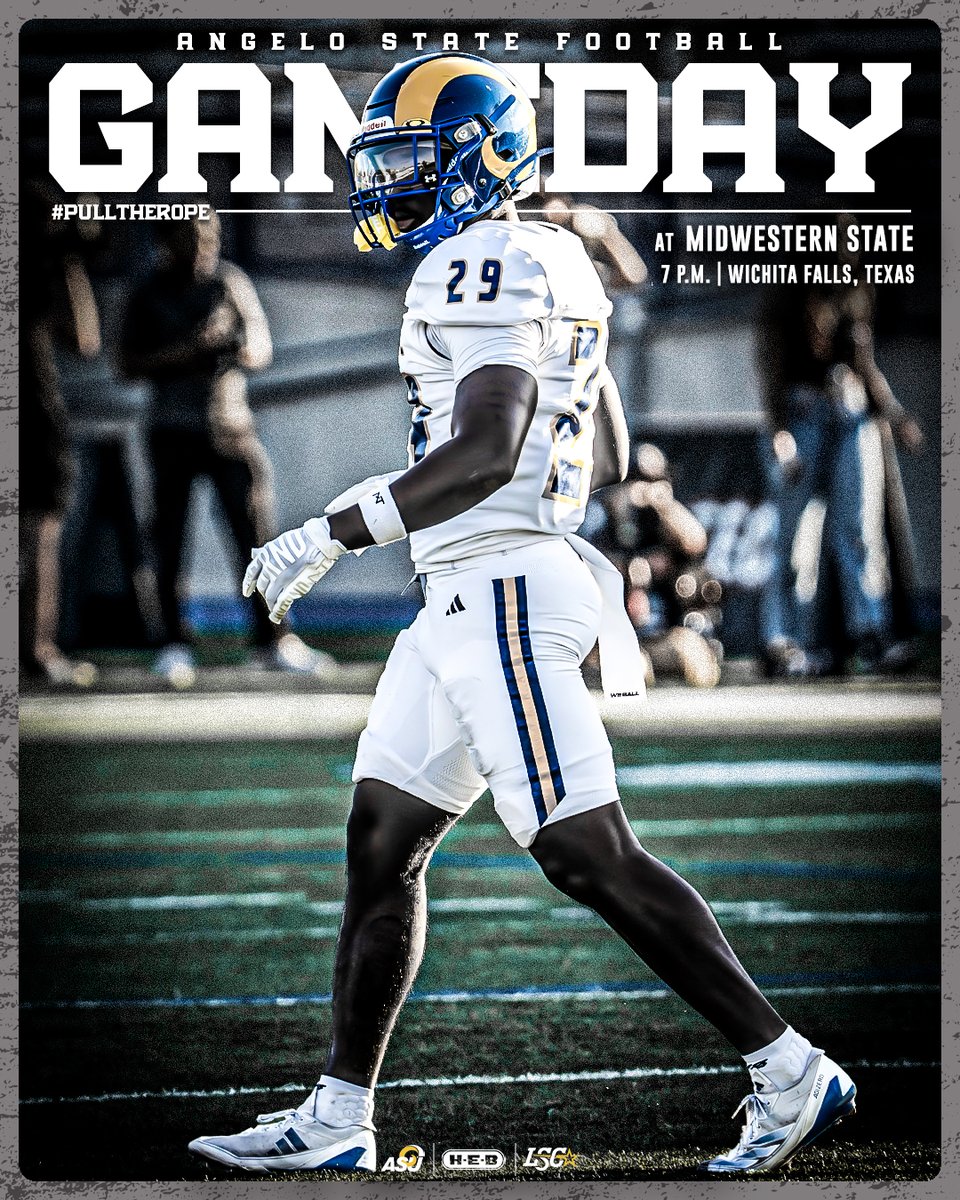 Angelo State Football (@angelostatefb) on Twitter photo It's ๐พ๐ธ๐๐ผ๐ป๐ธ๐ โผ๏ธ
Let's keep the streak going.
๐: Midwestern State
๐: Tonight, 7 p.m. CT
๐ : Wichita Falls, Texas
๐๏ธ: Memorial Stadium
๐: tinyurl.com/342md8te
๐ป: flofootball.com/live/128256
#๐๐พ๐ต๐ต๐ฃ๐ฑ๐ฎ๐ก๐ธ๐น๐ฎ | #๐ฆ๐ฒ๐ท๐ฃ๐ฑ๐ฎ๐๐ช๐ It's ๐พ๐ธ๐๐ผ๐ป๐ธ๐ โผ๏ธ
Let's keep the streak going.
๐: Midwestern State
๐: Tonight, 7 p.m. CT
๐ : Wichita Falls, Texas
๐๏ธ: Memorial Stadium
๐: tinyurl.com/342md8te
๐ป: flofootball.com/live/128256
#๐๐พ๐ต๐ต๐ฃ๐ฑ๐ฎ๐ก๐ธ๐น๐ฎ | #๐ฆ๐ฒ๐ท๐ฃ๐ฑ๐ฎ๐๐ช๐