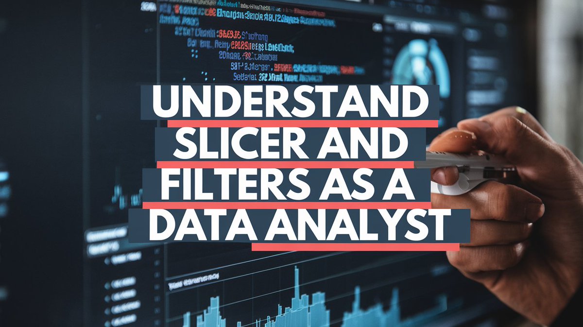 ujjwal717's tweet image. When you are creating dashboards as a data analyst, it is important to include interactivity in it for an effective user experience.

Let&apos;s discuss that in this thread!

#DataAnalytics #DataVisualization #InteractiveDashboards #DataAnalyst #DataFilters #SlicersVsFilters…