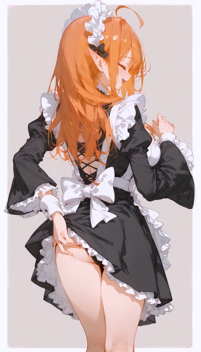 こっそりパン位置を直すエルフさん