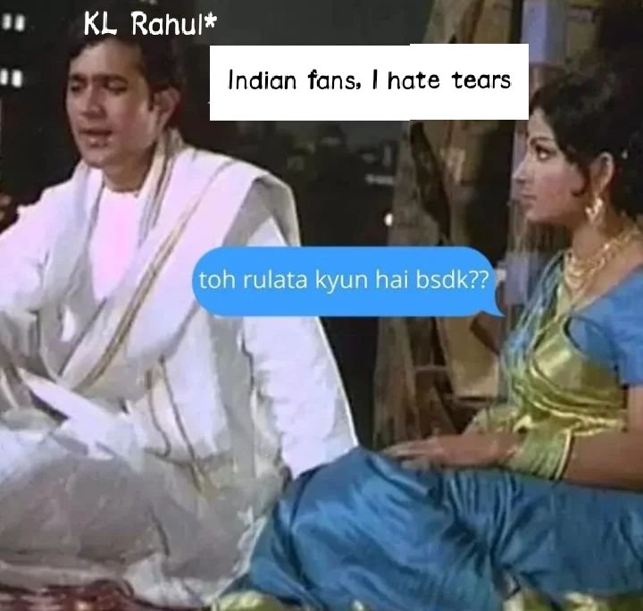 M0stunfunny's tweet photo. Pushpa, I hate tears ft. KL Rahul
#INDvNZ #KLRahul #SanjayDutt #Rishabpant #siraj #RohithSharma #GautamGambhir #46allout https://t.co/iyzhnRQQCX