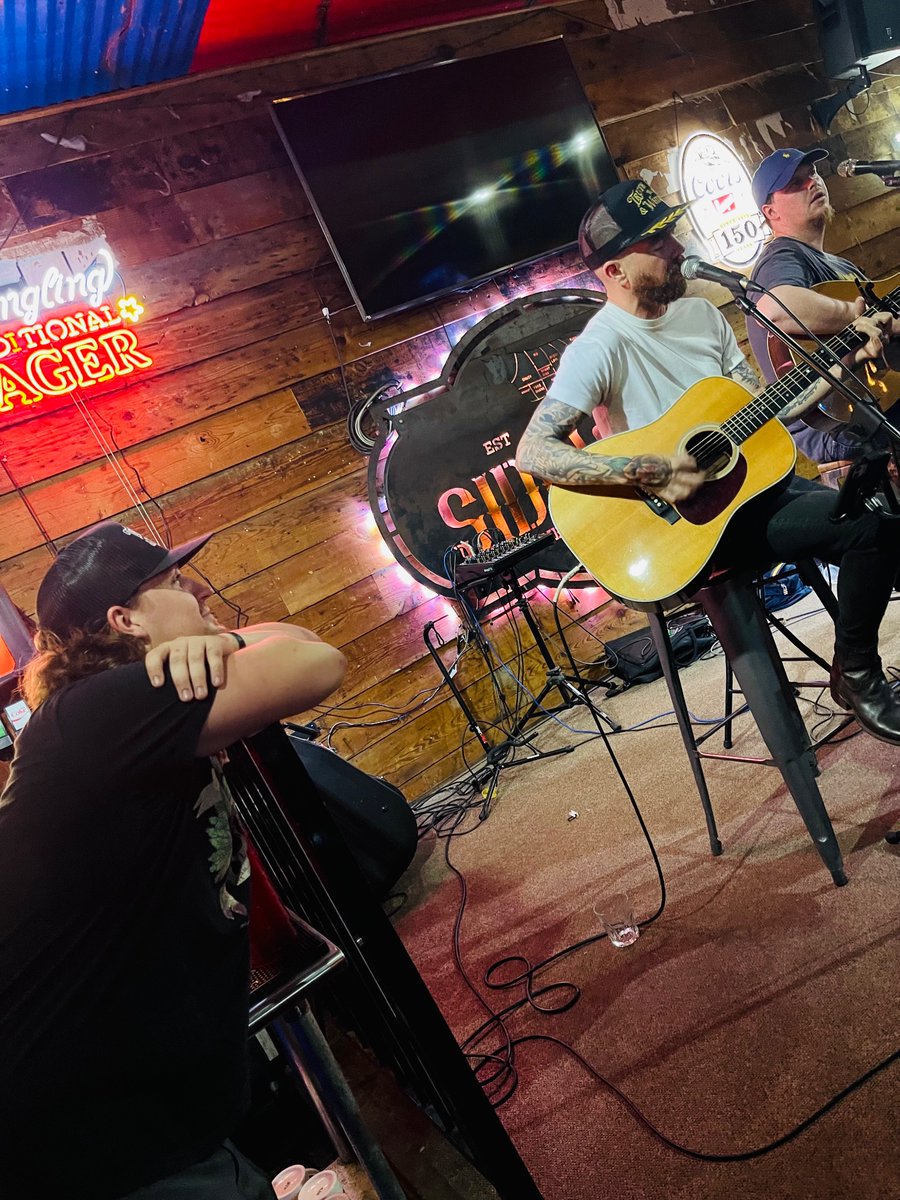 I hope <a href="/coreyogrady/">corey</a> never stops looking at Matt Enslin and I like this. We’ll find out tonight at <a href="/sidewaysbbqtx/">Sideways</a> if the love is true. We’ll be joined by <a href="/pacoestradatv/">Paco Estrada</a> tonight! 
.
.
.
#brandoncallies #singersongwriter #indieinfusedamericana #altfolk #yallternative