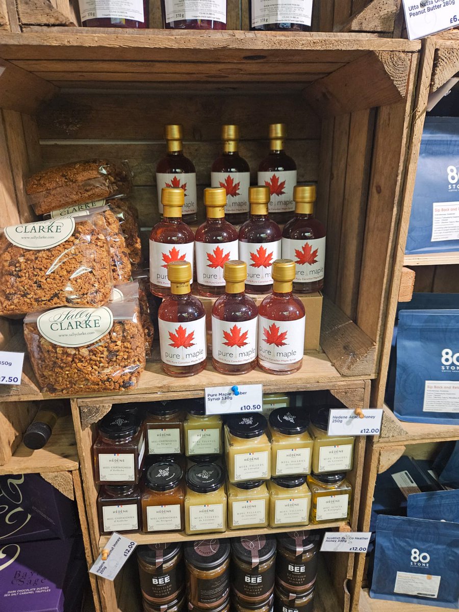 You can find our maple syrup  @Bayleyandsage, an independent food retailer committed to delivering quality, freshness, and traceable origins. Experts in cheese, fresh produce, and wine, with locations throughout London.  
#Bayleyandsage #puremaplesyrup