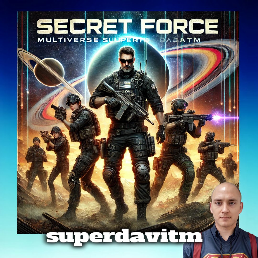 superdavitm's tweet photo. ¡El #MultiversoSuperdavitm ha llegado con fuerza!
Equipo de élite #SecretForce está aquí y listos para enfrentarse a las misiones más peligrosas jamás imaginadas enfrentando enemigos que desafían la realidad
Novela completa Kindle https://t.co/gyXnjC21ih
#Tactica #NuevaNovela https://t.co/MHAWWODJhI