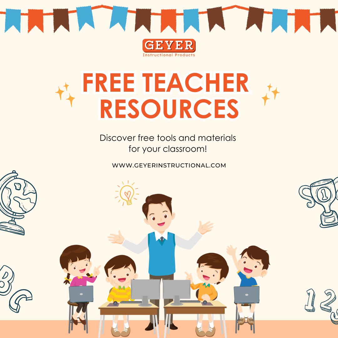 GeyerClassroom's tweet image. ✨ Empower your classroom with FREE resources!
From math and coding to robotics, explore the tools you need for success. 🌟 Click now for teacher-approved materials: geyerinstructional.com/free-teacher-r… (link in bio)

📚 #FreeTeacherResources #STEMEducation #ClassroomTools #geyereduresources
