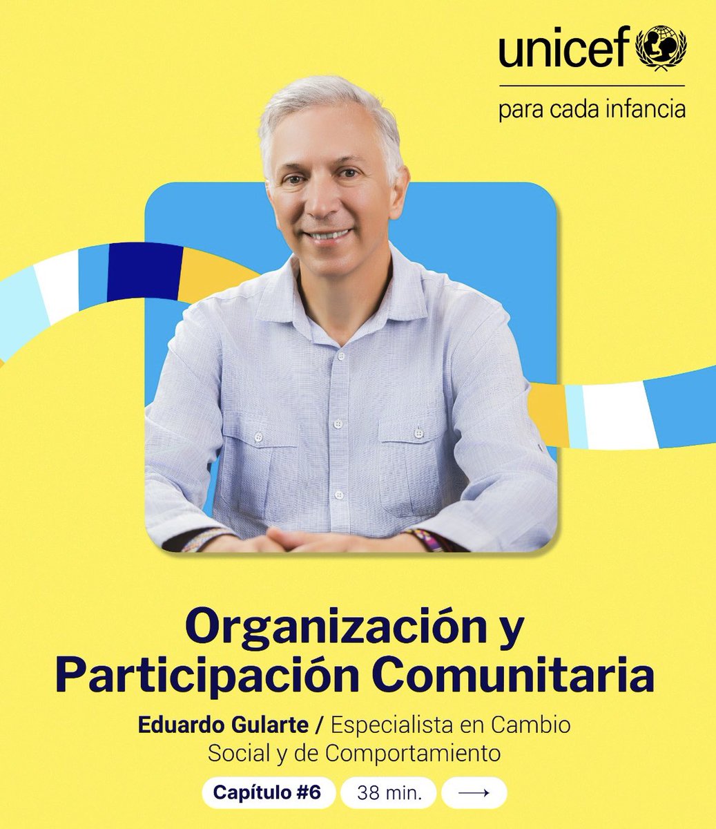 unicefguatemala's tweet photo. Nuevo episodio de Voces por la Infancia ✨

Este 22 de octubre, no te pierdas una conversación fundamental sobre la organización y la participación comunitaria. Únete a la conversación y descubre cómo cuando la comunidad participa juega un rol vital para el desarrollo. 

🎙️ Eduardo Gularte, Especialista de Comunicación en Cambio de Social y de Comportamiento, compartirá su experiencia y consejos para lograr cambios fundamentales en la sociedad. 

¡Acompáñanos y descubre cómo juntos podemos promover el cambio! 💙 
🗓️ Cuándo: Martes, 22 de octubre
📍 Dónde: Plataformas y canales digitales
#VocesPorLaInfancia #ParticipacionComunitaria @UEGuatemala