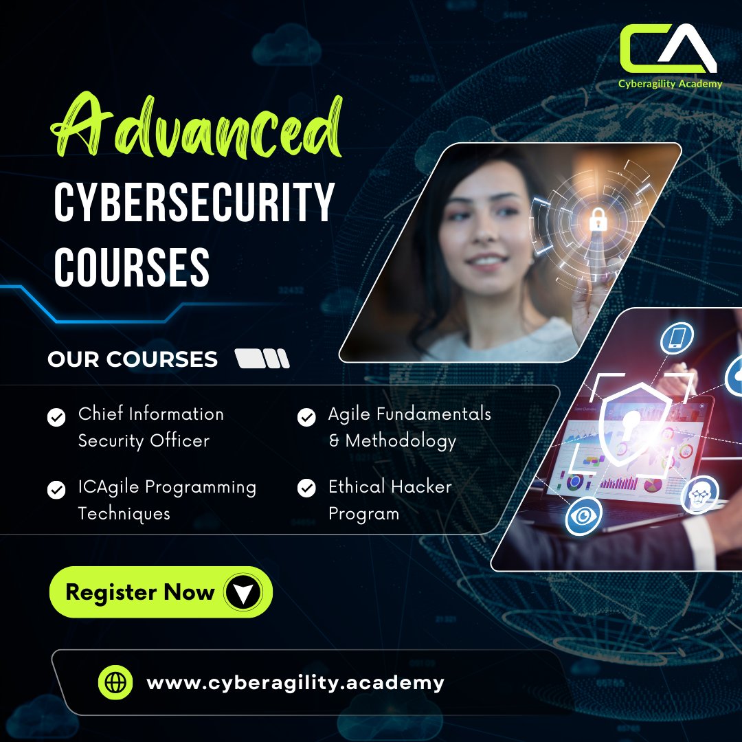 Cyber_agility's tweet image. These are the skills that top employers are looking for, and now is your chance to stand out in the industry. 👨‍💻

The first class starts on 21st October! 📅

Register Now! 👇
cyberagility.academy/training-calen…

#EthicalHackingCourse #AgileFundamentals #ICAgileProgramming #CyberAgility