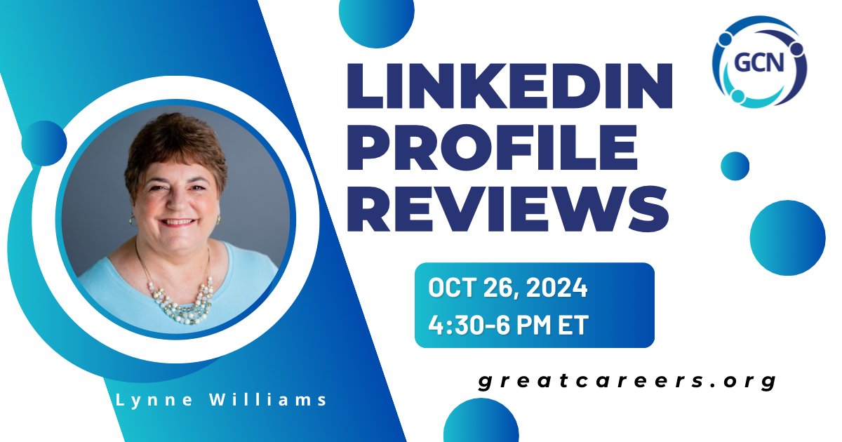 GreatCareersPHL's tweet image. ✨ Is your LinkedIn™ profile optimized? 👈🏾
LinkedIn Profile Reviews with Lynne Williams
Tuesday 10.26 | 4:30-6 PM ET
Register: greatcareers.org
➡️ Follow #GreatCareersPHL
#LinkedInTips #ProfileOptimization #ProfessionalBranding #CareerGrowth #StandOut