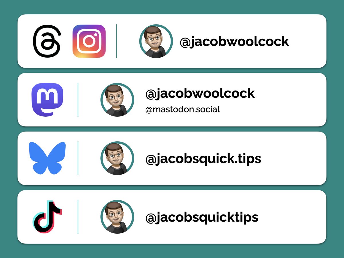 Jacob's QuickTips tweet media
