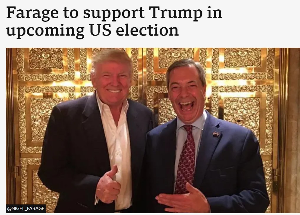 Apparently, Reform Ltd, and Andy Wigmore, don't like this screenshot of  Mango Shitgibbon Trump, and Herr Fuhrage, being shown around Twitter, so please don't repost, or download and post it.
🐢💨