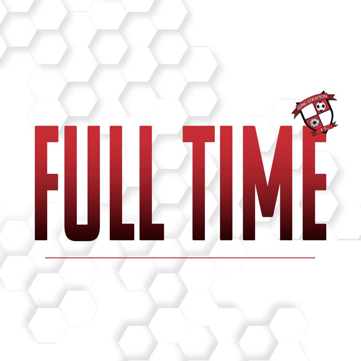 Long Stratton 3 
(Topping, Crowe, Hayhoe)
UEA 2

A deserved 3 points even if we did it the hard way with a last gasp winner from <a href="/Jakehayhoe16/">Jake</a> after earlier goals from <a href="/AndrewT0606/">Andrew Topping</a> &amp; <a href="/StephenJC_94/">Stephen Crowe</a> - Up the Reds 👊🔴