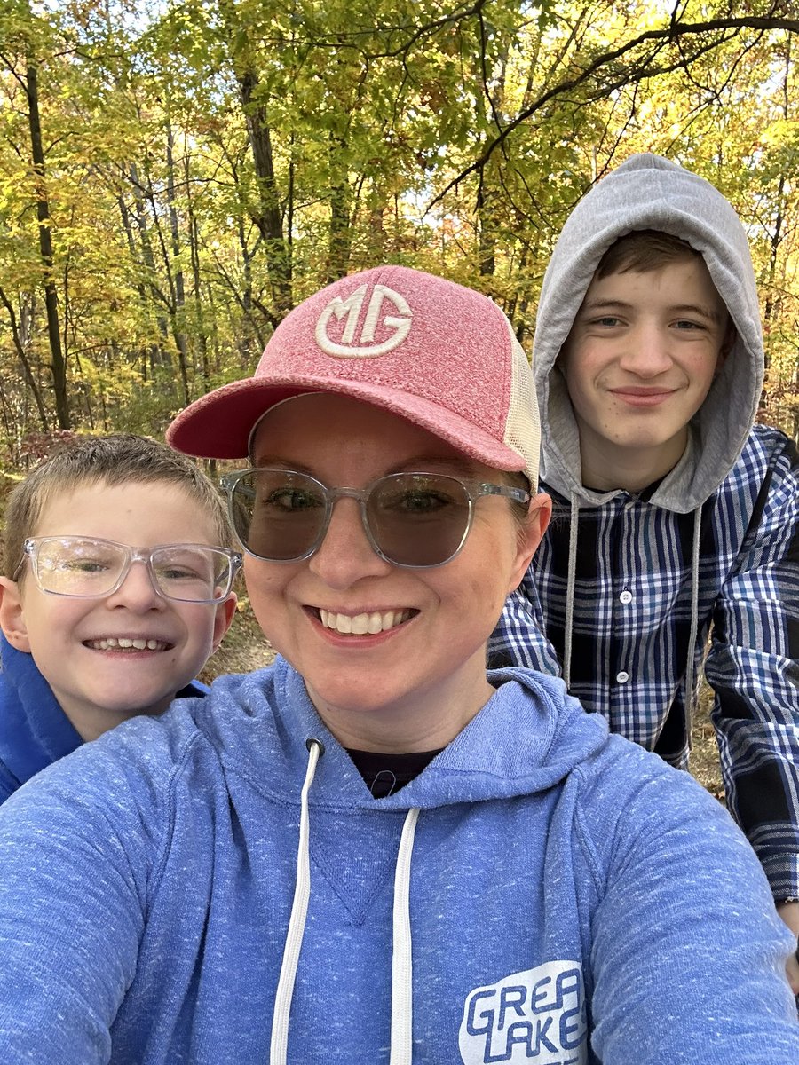 Took sons 2 and 3 for a 3 mile woods hike to get them off video games so I got to listen to them talk about video games for an hour in the woods 😂