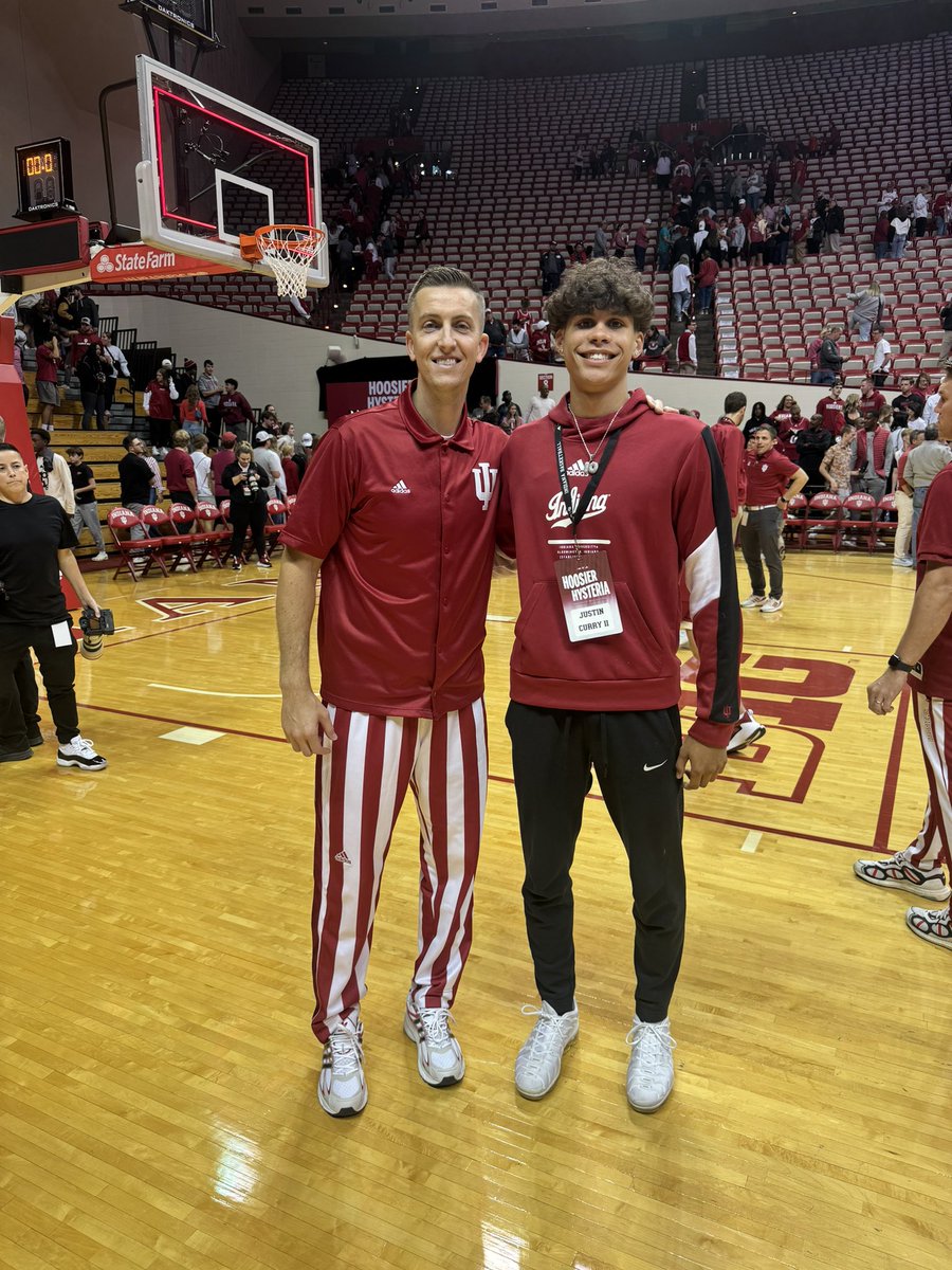 Justin Curry ii 2026 (@justincurry2026) on Twitter photo Thank you <a href="/IndianaMBB/">Indiana Basketball</a> for inviting me and my family to hoosier hysteria!!🔴⚪️ <a href="/indyheatgymrats/">Indy Heat - Gym Rats</a> Thank you <a href="/IndianaMBB/">Indiana Basketball</a> for inviting me and my family to hoosier hysteria!!🔴⚪️ <a href="/indyheatgymrats/">Indy Heat - Gym Rats</a>