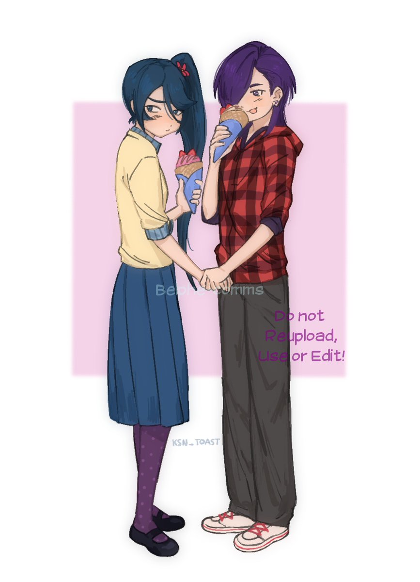 Belphe_comms's tweet photo. Art commissioned from @ksn_toast 😆💕

#maousama #thedevilisaparttimer #はんすず #HanSuzu #クレスティア・ベル #漆原半蔵 #鎌月鈴乃 #HatarakuMaouSama #HanzoUrushihara #Lucifer #SuzunoKamazuki #CrestiaBell https://t.co/F6aecMq9Uf