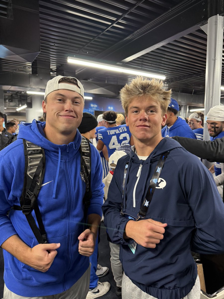 Graham Livingston 3⭐️ (@graham_liv12) on Twitter photo Thank you <a href="/BYUfootball/">BYU FOOTBALL</a> <a href="/CoachTyusMoe/">Tyus Moe</a> and <a href="/kalanifsitake/">Kalani F Sitake</a> for a great time at the OSU game! What an amazing atmosphere and incredible win! Go Cougs! 🤙🏻 Thank you <a href="/BYUfootball/">BYU FOOTBALL</a> <a href="/CoachTyusMoe/">Tyus Moe</a> and <a href="/kalanifsitake/">Kalani F Sitake</a> for a great time at the OSU game! What an amazing atmosphere and incredible win! Go Cougs! 🤙🏻