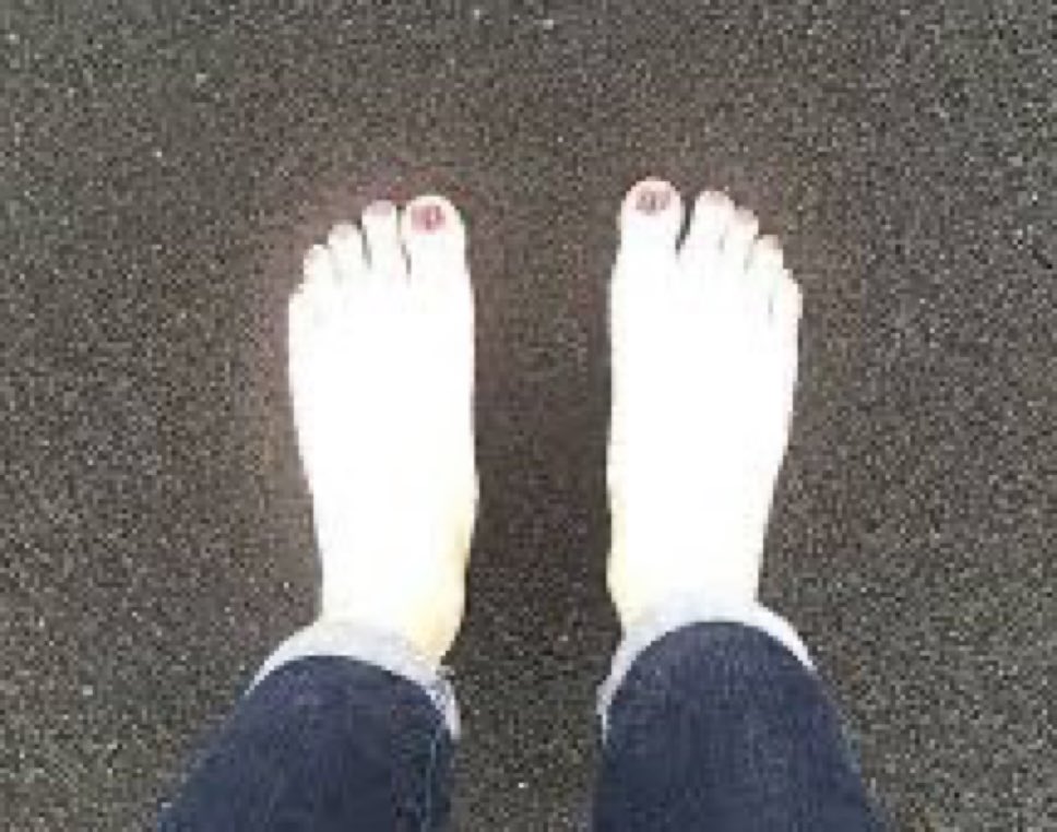 Salí en short y cuando vi mis piernas al sol estaba irradiando luz blanca así