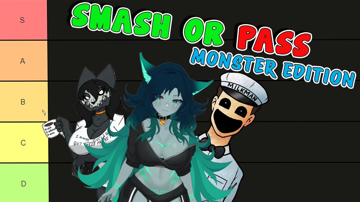 FaunaPup's tweet photo. HEY YOU! 🫵

Do you want a random lewdtubers opinion on your most "hear me out" monster? 
Or are you perhaps a monster vtuber who wants to know a hellhounds opinion on your rizz levels?

DROP A PNG of your favorite monster or your monster designs and I'll grade them on bangability tomorrow at 10 AM EST~