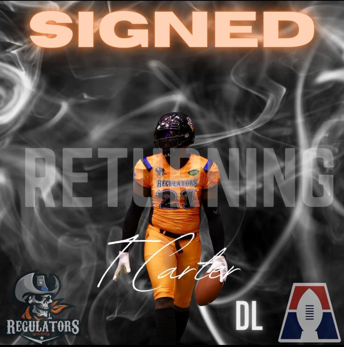 Thought we were done? We got plenty of more. Locking up the defensive core with our next 2 signings DB JUJU Offray and DL Trevonte Carter!