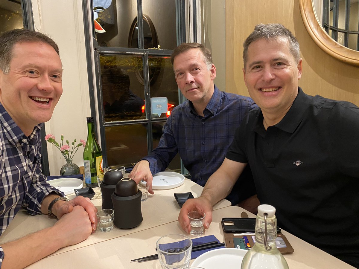 Meeting with Prof Jim Monaghan, from Harper Adams University, who recently signed the military covenant, and Dr Maurice Price, prominent local GP trainer, discussing opportunities for Veterans.