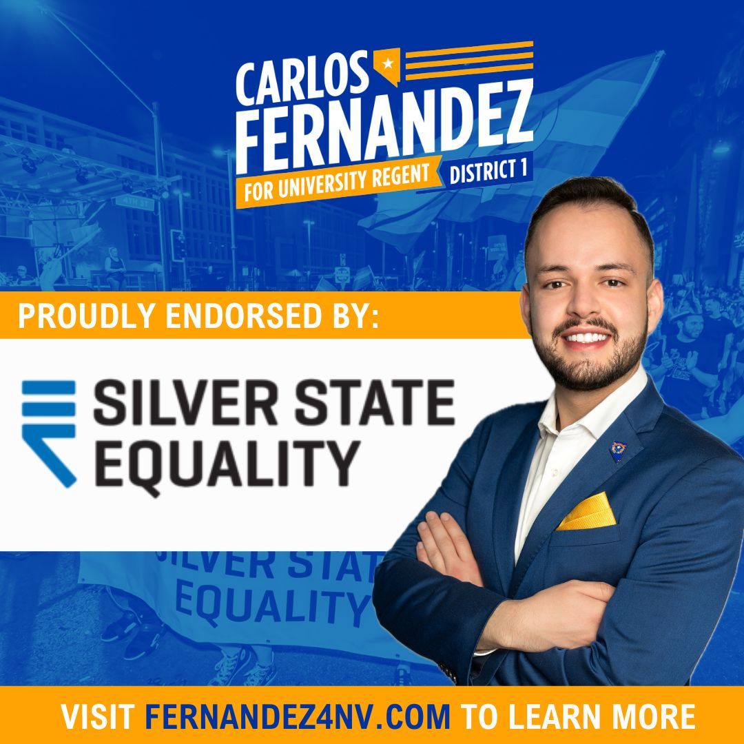 A heartfelt thank you to Silver State Equality Nevada for your endorsement! This organization advocates for LGBTQ+ rights and strives for equality and justice in our state. Together, we’ll work to ensure inclusive education for all!