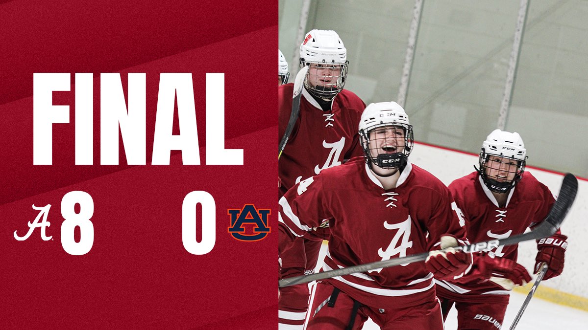 alabamawhockey's tweet photo. Back-to-back wins for Alabama in the Iron Cup! 🔥🏆

#RollFrozenTide https://t.co/wWnBVoeIkJ
