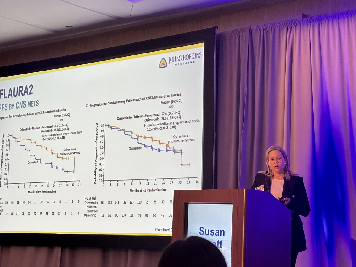 Dr. Nagla Abdel Karim (@naglaakarimmd) on Twitter photo <a href="/SusanScottMD/">Susan Combs Scott, MD</a> discussing first line EGFR therapies #Flaura2 #MARIPOSA lots of evolving data #DCLung24 <a href="/StephenVLiu/">Stephen V Liu, MD</a> <a href="/SusanScottMD/">Susan Combs Scott, MD</a> discussing first line EGFR therapies #Flaura2 #MARIPOSA lots of evolving data #DCLung24 <a href="/StephenVLiu/">Stephen V Liu, MD</a>