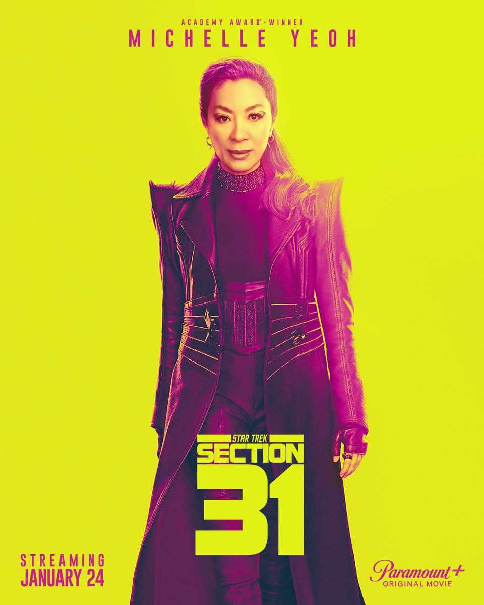 How many secret lives can one person live? Academy Award winner Michelle Yeoh stars in #Section31, a @ParamountPlus Original Movie streaming January 24.