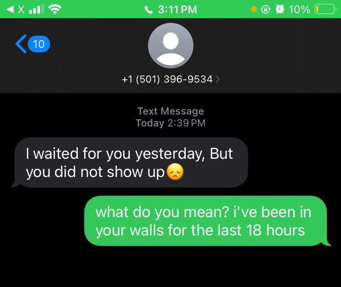 they jumpscared me with this text so let’s jumpscare them back https://t.co/tL0PhMfigV