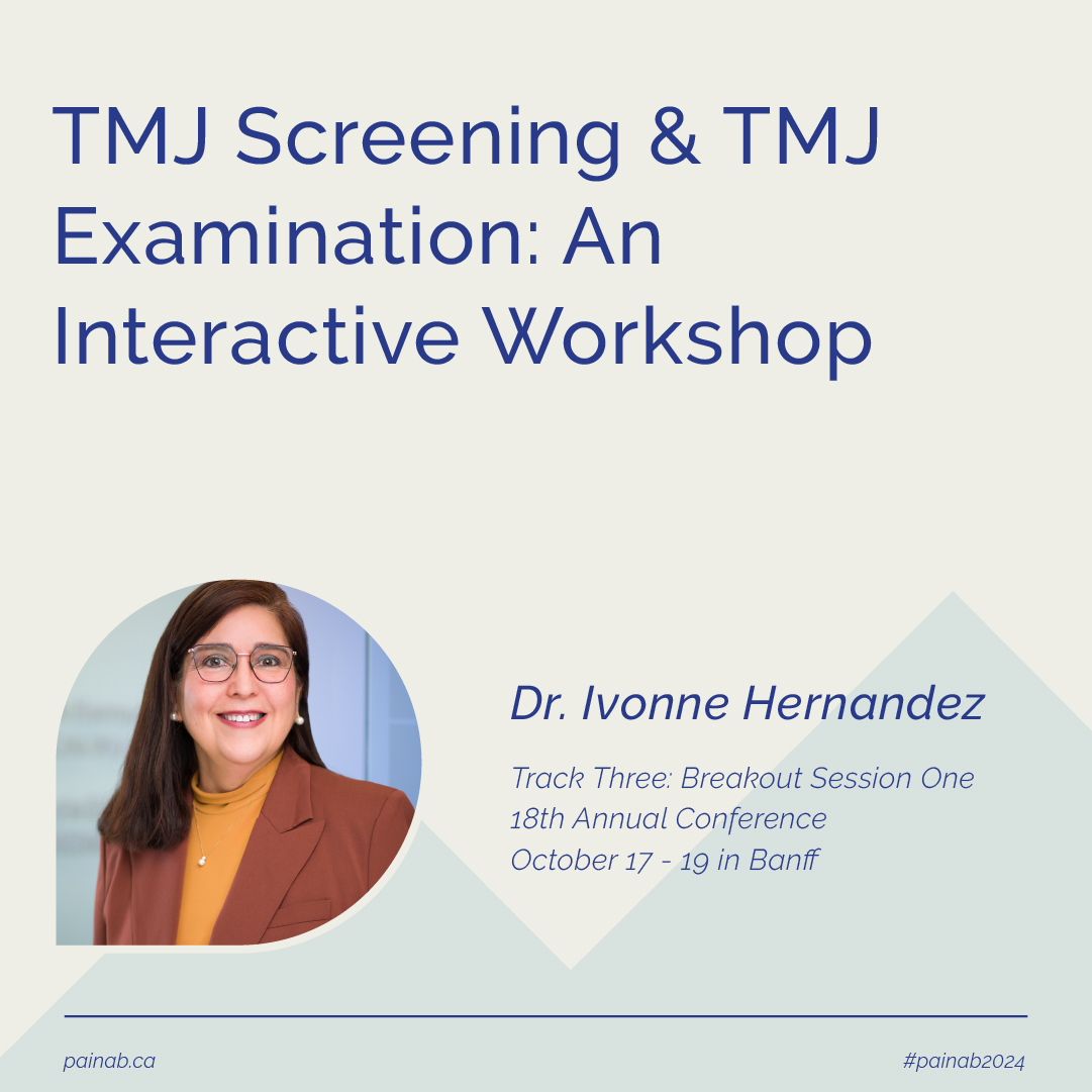 Alberta_Pain's tweet photo. ⏰ Happening NOW in Hawthorne C:
TMJ screening &amp; TMJ Examination: An Interactive Workshop with @drivonnehernan and Dr. Reid Friesen at #PainAB2024. https://t.co/c6P2tyjlFq