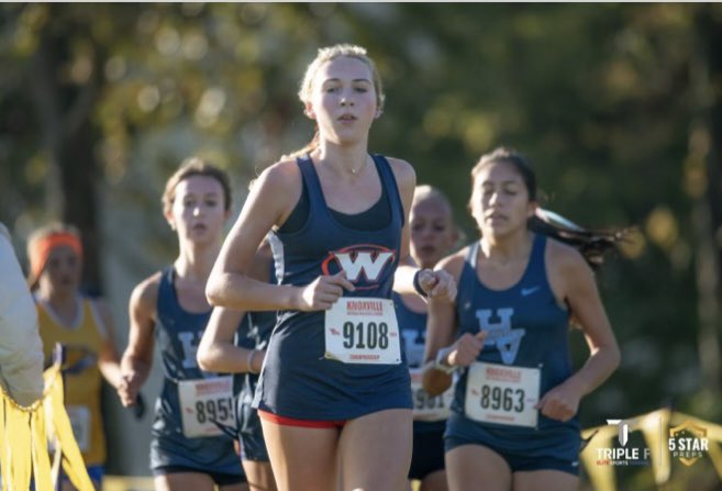 WestHighXC's tweet photo. KIL Championships!

Girls Varsity places 5th Overall! 

8. Campbell Asti 19:42
20. Macie Gaines 20:56
40. Griffin Harrison 22:45
45. Harper Foutch 23:09
46. Molly Cook 23:09
47. Zoey Johns 23:18
55. Hazel Schwed 24:11 

Photo cred @5StarPreps https://t.co/1Nrct9X3EW